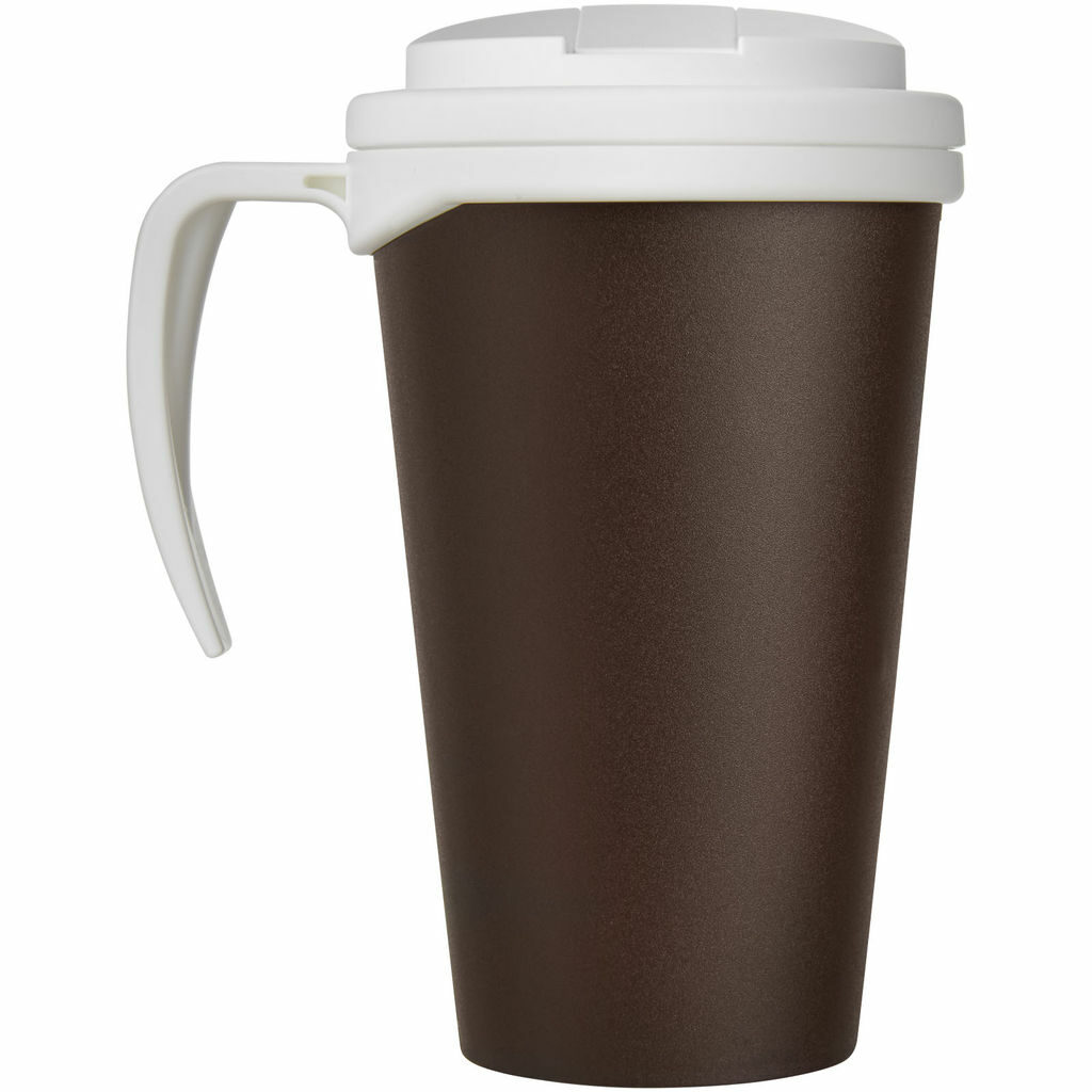 Кружка Americano Grande коричневий, білий - 21042115- Фото №4