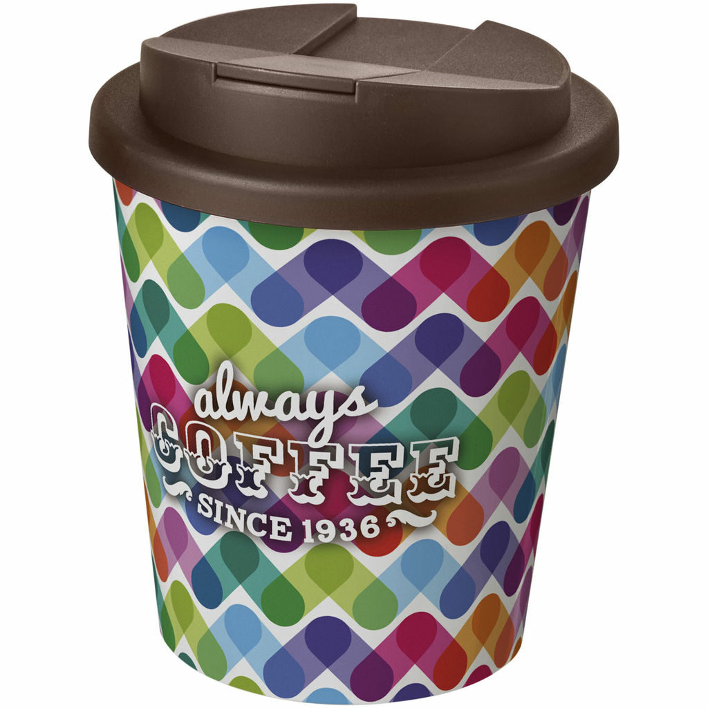 Стакан Brite-Americano Espresso білий, коричневий - 21069806- Фото №1