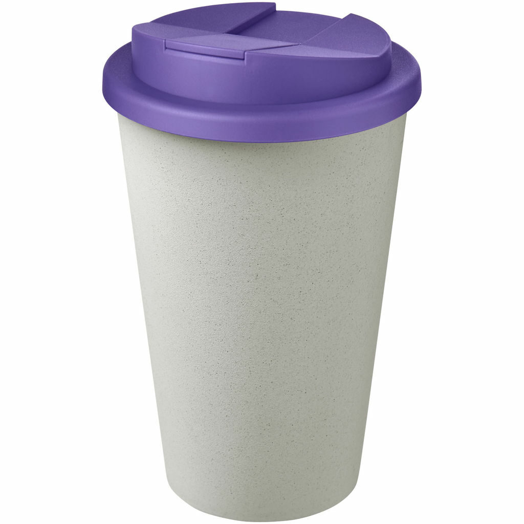 Кружка Americano Eco фіолетовий, білий - 21042538- Фото №1