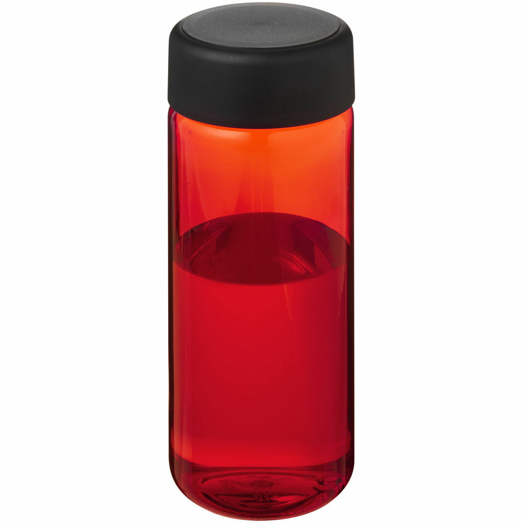 Пляшка спортивна H2O Active Base Tritan червоний суцільний чорний - 21044703- Фото №1