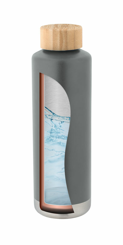 NORRE BOTTLE. Пляшка з нержавіючої сталі темно-сірий - 94662-133- Фото №1