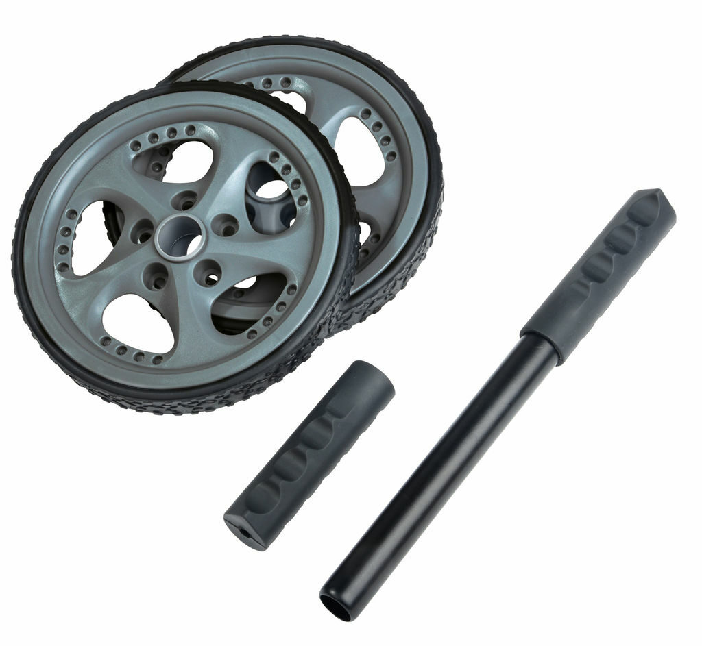 Тренажер для преса SPORT WHEEL сірий, чорний - 56-0605043- Фото №1