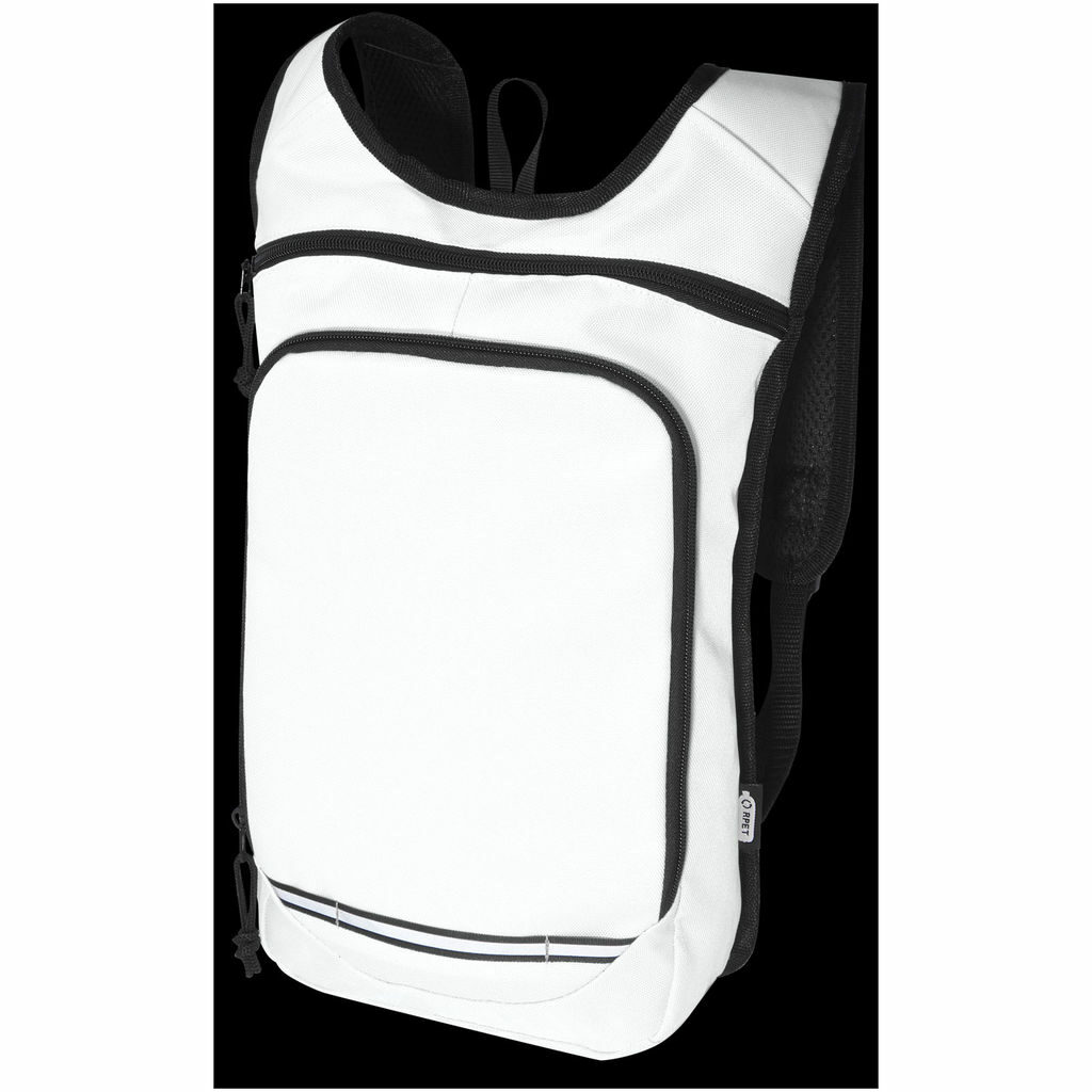Рюкзак для прогулок Trails объемом 6,5 л, изготовленный из переработанного ПЭТ по стандарту GRS белый - 12065801- Фото №5