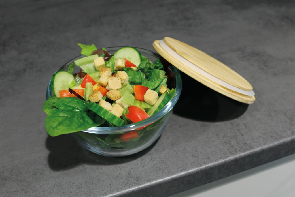 Скляна миска FRESH LUNCH коричневий, прозорий - 56-0306029- Фото №2