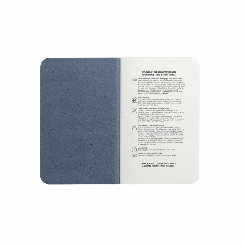 COFFEEPAD SOFT Блокнот A6 синий - 93292-104- Фото №2 COFFEEPAD SOFT Блокнот A6 синий - 93292-104- Фото №2
