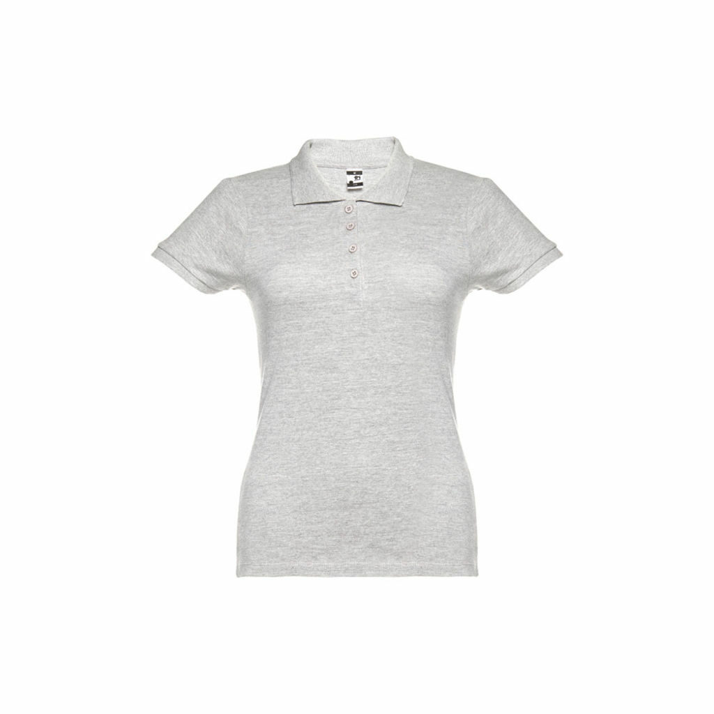 THC EVE. Жіноче поло білий меланж  розмір M - 30135-196-M- Фото №1