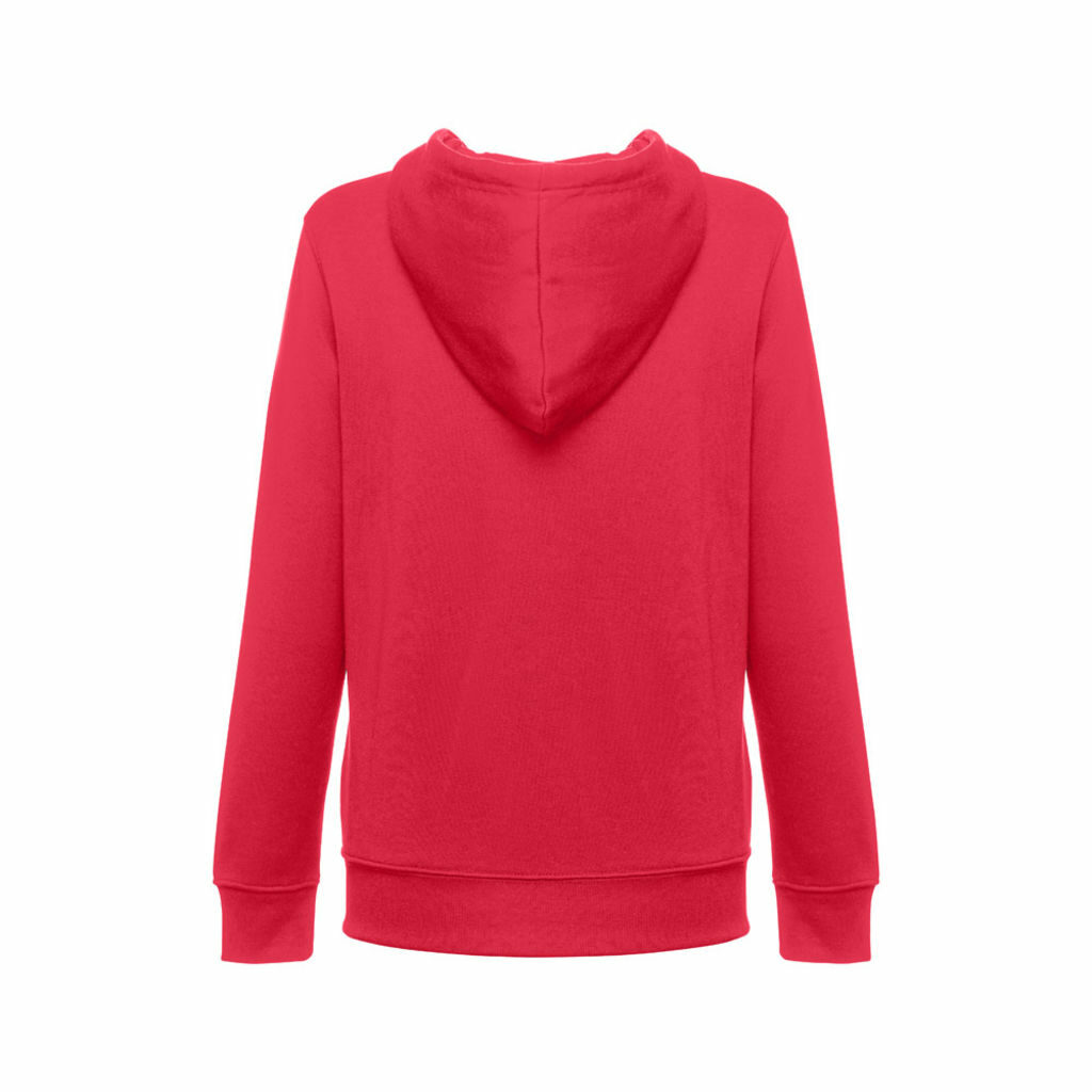 THC AMSTERDAM WOMEN. Жіноча кофта, на блискавці та капюшоні червоний  розмір XXL - 30162-105-XXL- Фото №2