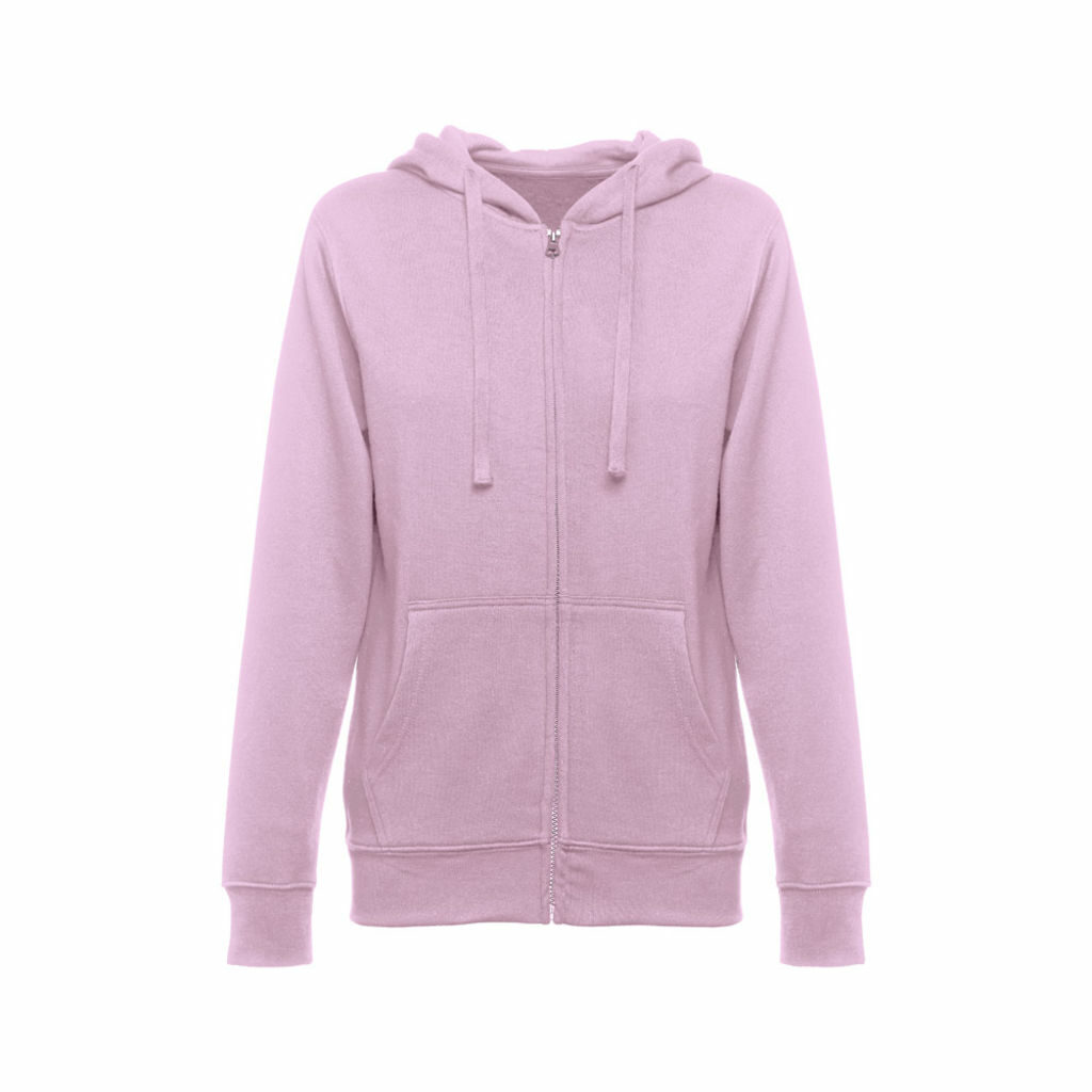 THC AMSTERDAM WOMEN. Жіноча кофта, на блискавці та капюшоні бузковий  розмір M - 30162-142-M- Фото №1