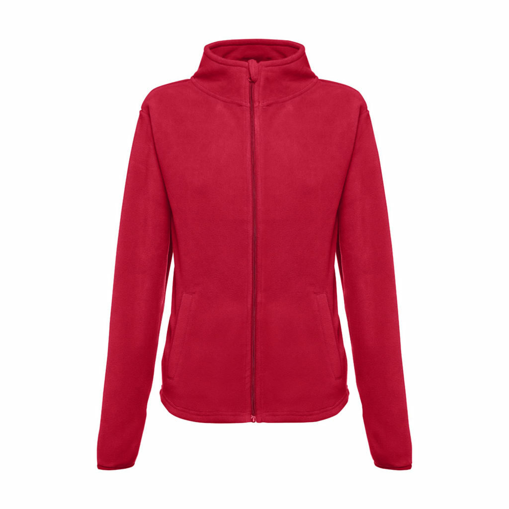 THC HELSINKI WOMEN Женская флисовая куртка с молнией красный  размер L - 30165-105-L- Фото №1