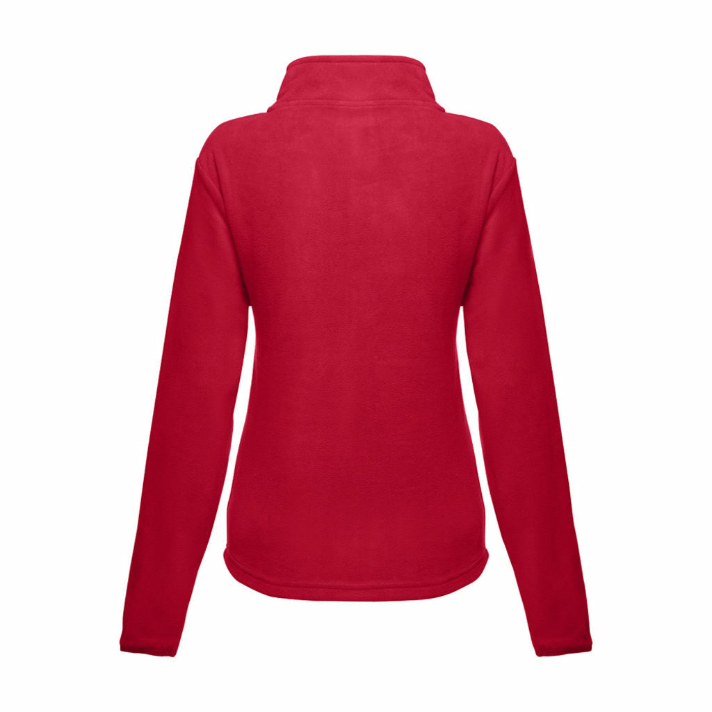THC HELSINKI WOMEN Женская флисовая куртка с молнией красный  размер L - 30165-105-L- Фото №2