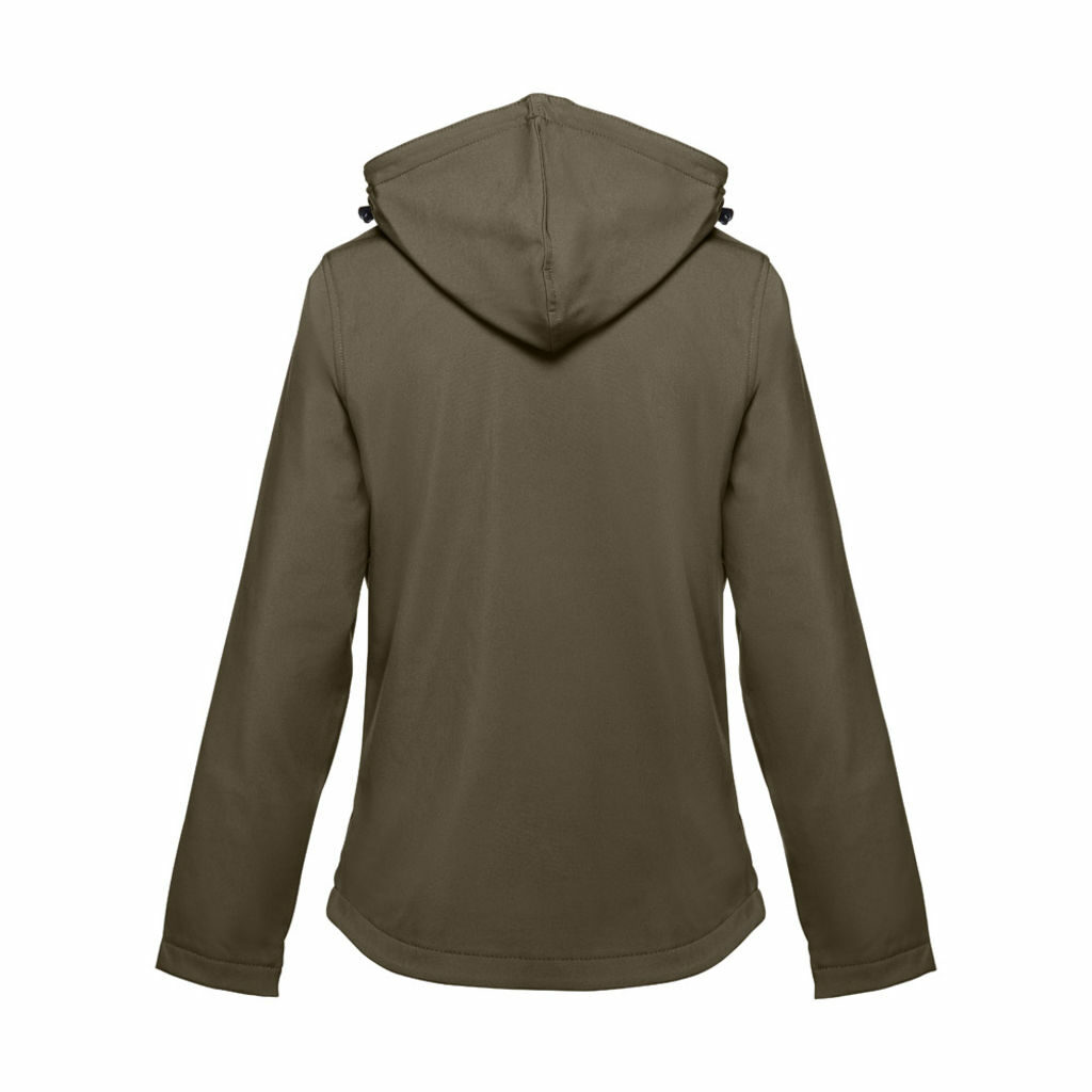 THC ZAGREB WOMEN. Жіноча куртка softshell зі знімним капюшоном зелений армійський  розмір L - 30181-149-L- Фото №2