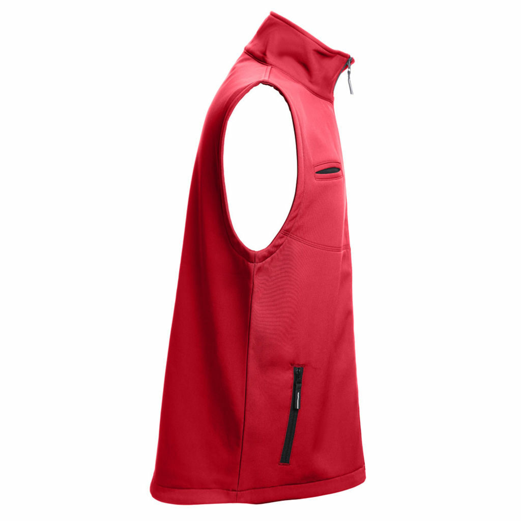 THC BAKU. Softshell жилет унісекс червоний  розмір XL - 30252-105-XL- Фото №3