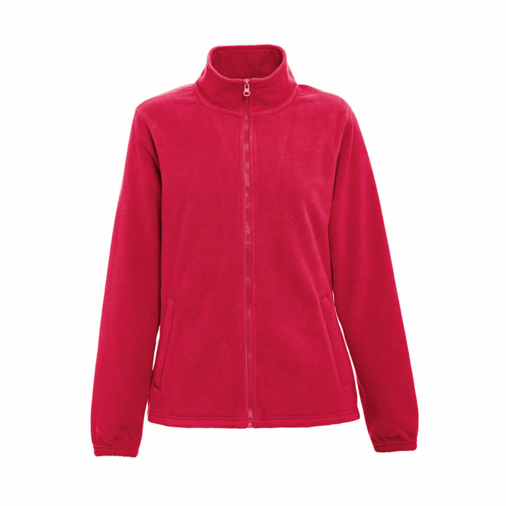 THC GAMA WOMEN Женская флисоваякуртка на молнии красный  размер L - 30259-105-L- Фото №1