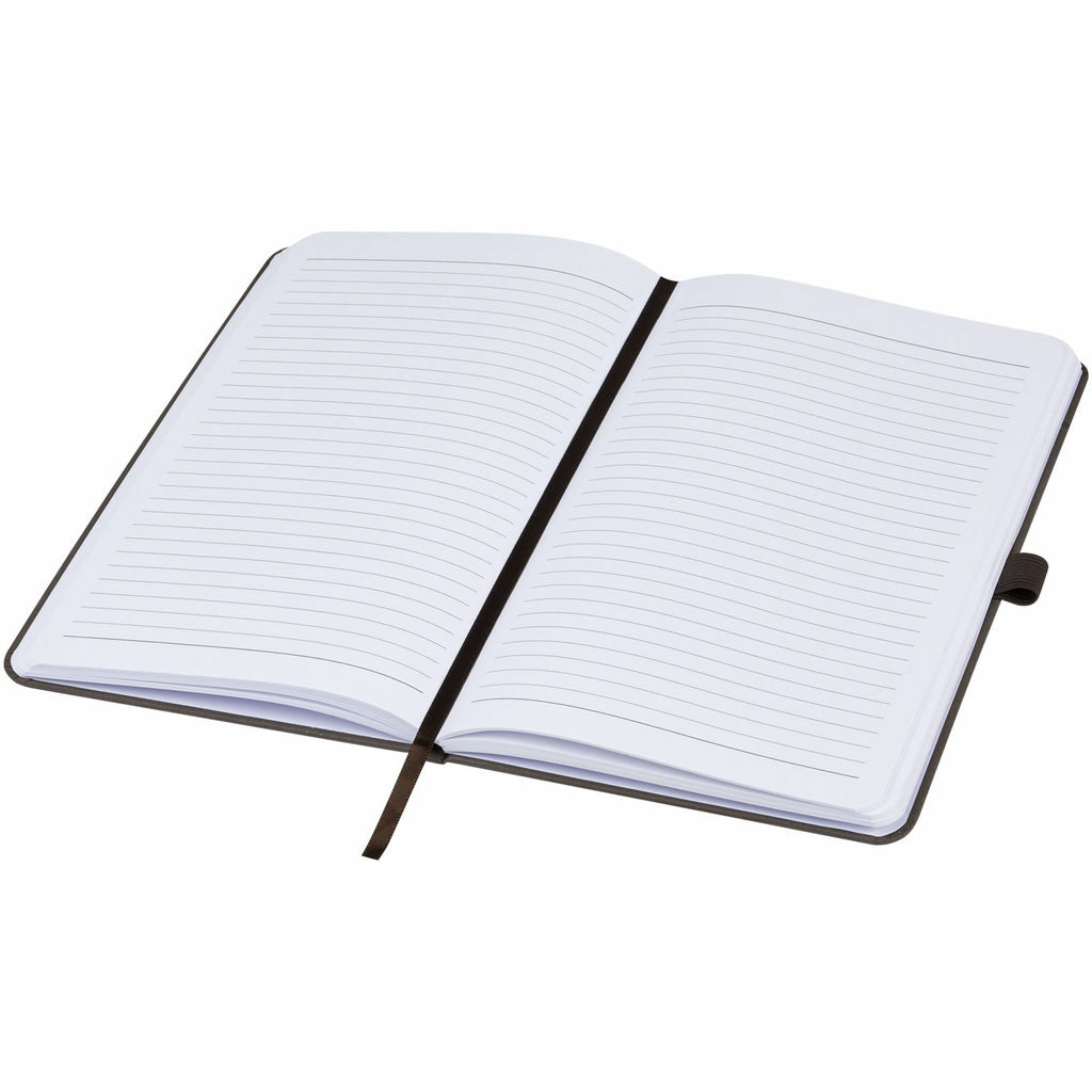 Блокнот Fabianna з м'ятим папером у твердій обкладинці коричневий - 10781272- Фото №4