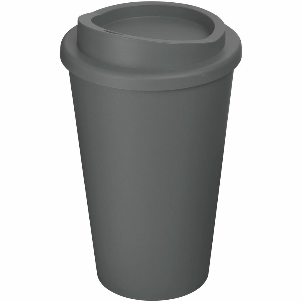 Термокружка из переработанного пластика Americano Eco емкостью 350 мл серый - 21042282- Фото №1