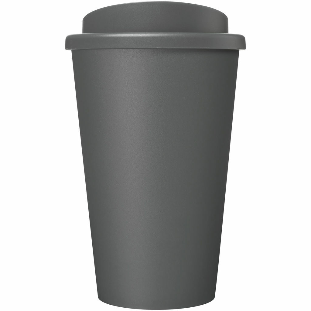 Термокружка из переработанного пластика Americano Eco емкостью 350 мл серый - 21042282- Фото №2