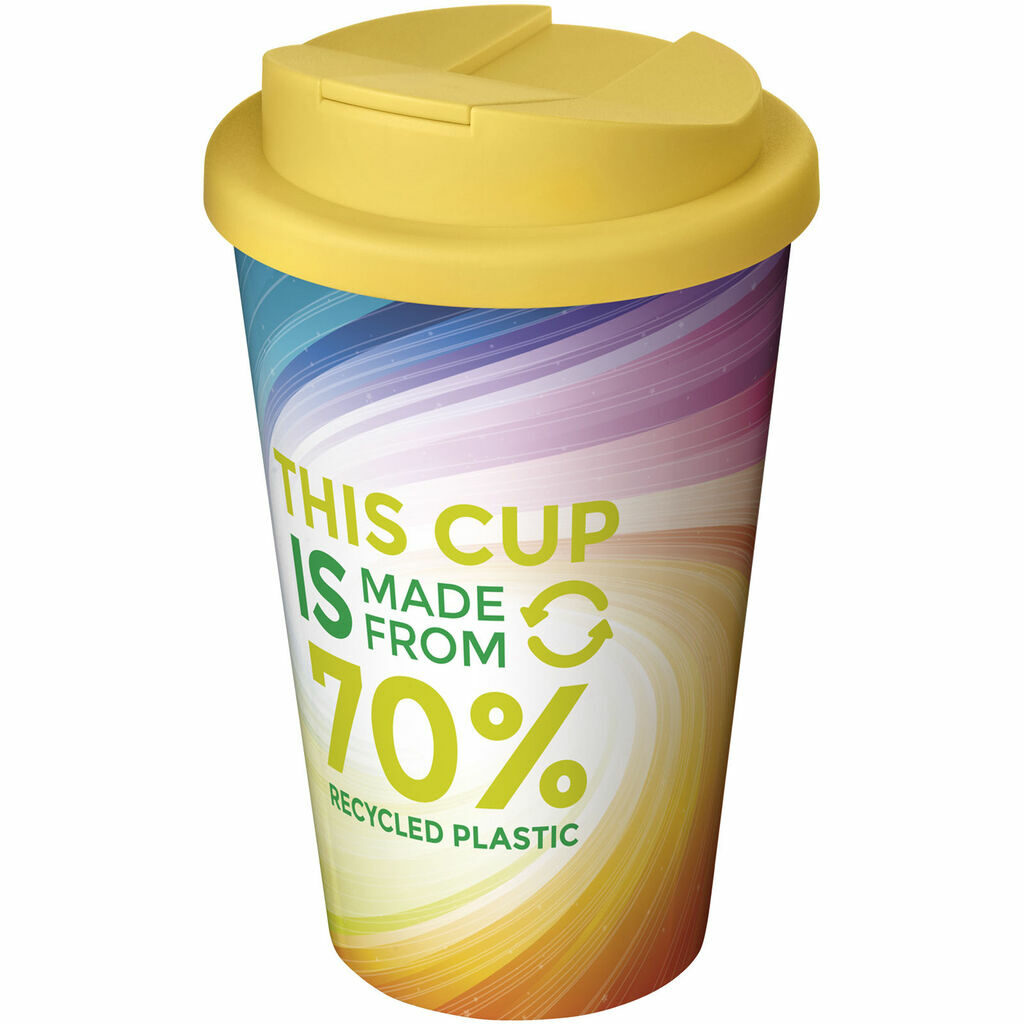Brite-Americano® Eco склянка із захистом від проливання, 350 мл жовтий - 21049311- Фото №1