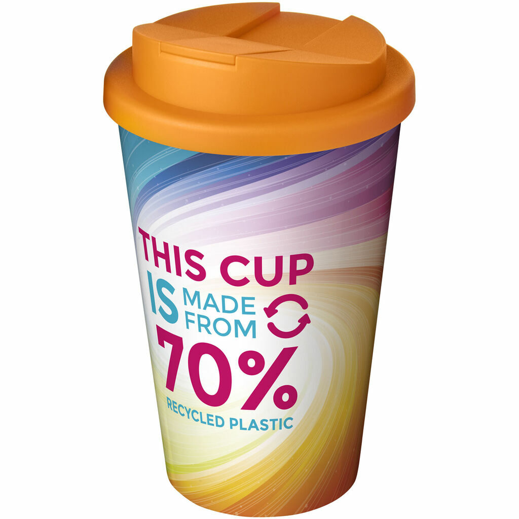Brite-Americano® Eco склянка із захистом від проливання, 350 мл помаранчевий - 21049331- Фото №1