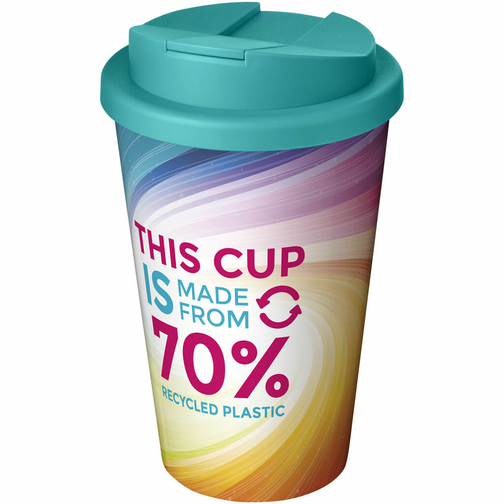 Brite-Americano® Eco стакан с защитой от проливания, 350 мл голубой - 21049351- Фото №1