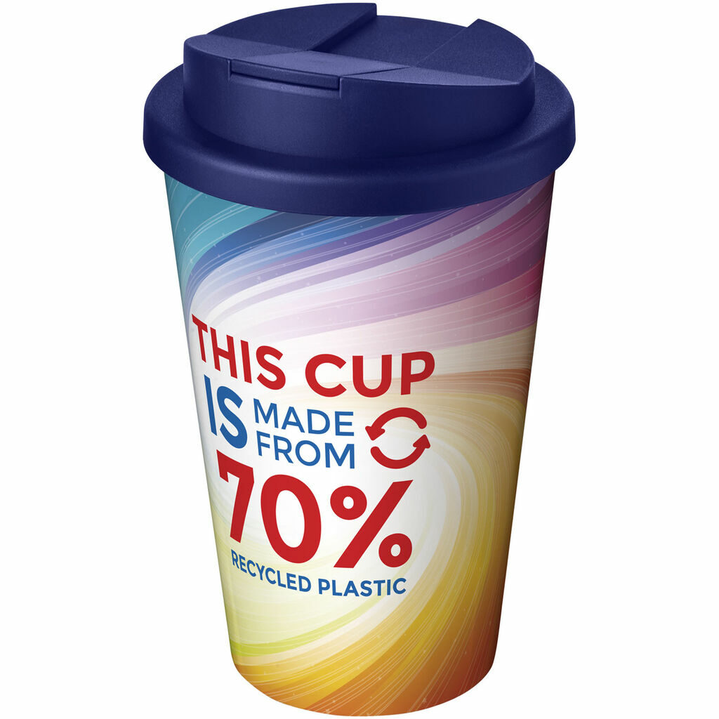 Brite-Americano® Eco склянка із захистом від проливання, 350 мл синій - 21049391- Фото №1