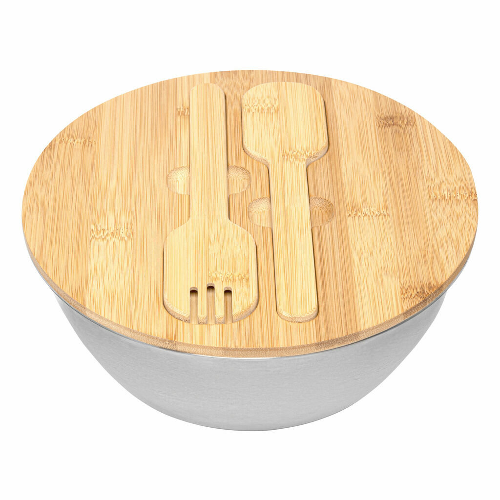 Салатница EAT HEALTHY коричневый, серебряный - 56-0306049- Фото №1 Салатница EAT HEALTHY коричневый, серебряный - 56-0306049- Фото №1