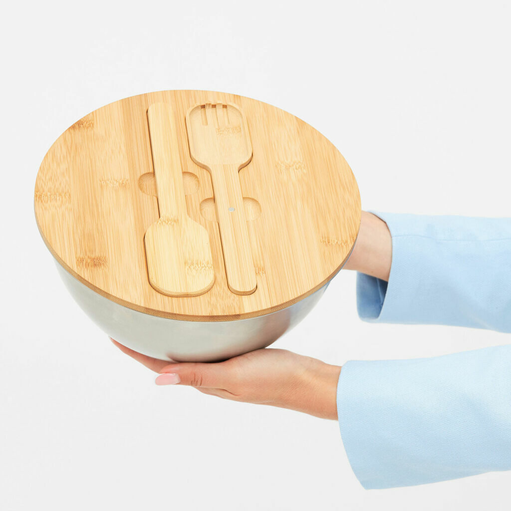 Салатница EAT HEALTHY коричневый, серебряный - 56-0306049- Фото №8 Салатница EAT HEALTHY коричневый, серебряный - 56-0306049- Фото №8
