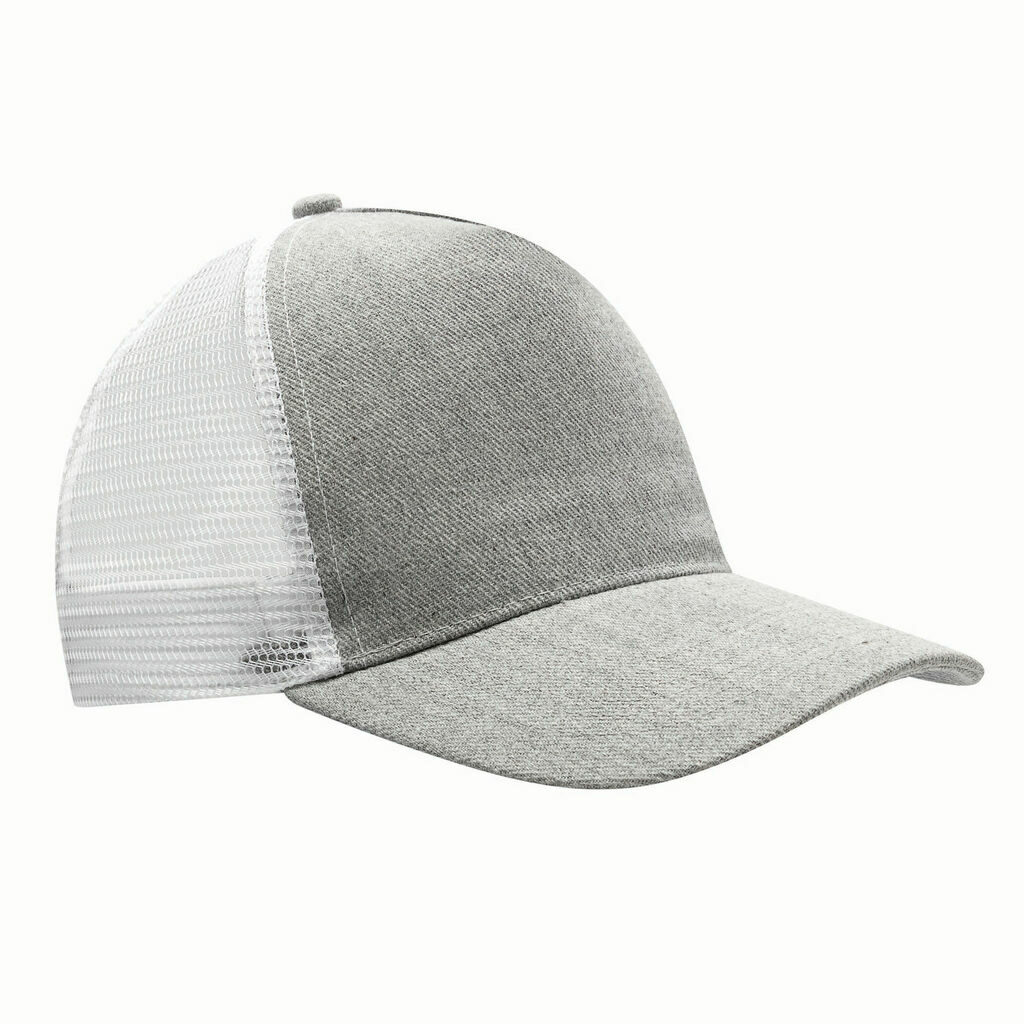 Бейсболка із 5 панелями CASUAL FIT сірий, білий - 56-0701812- Фото №2