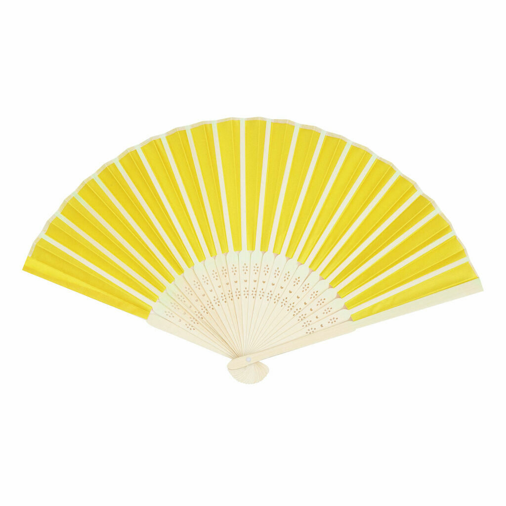 Веер BAMBOO COOL желтый - 56-0906037- Фото №4