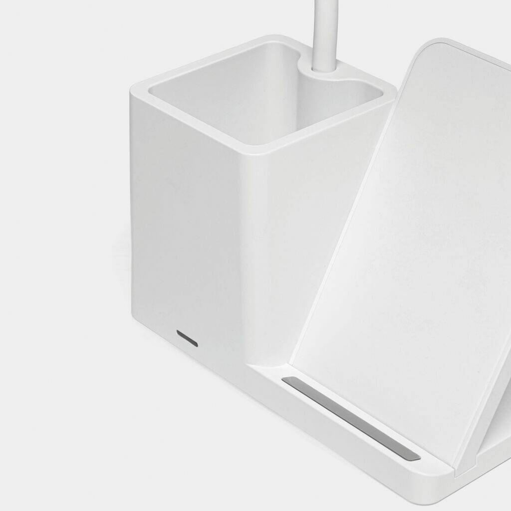Настільна лампа із зарядною станцією LIGHT & CHARGE білий - 56-1107379- Фото №7 Настільна лампа із зарядною станцією LIGHT & CHARGE білий - 56-1107379- Фото №7