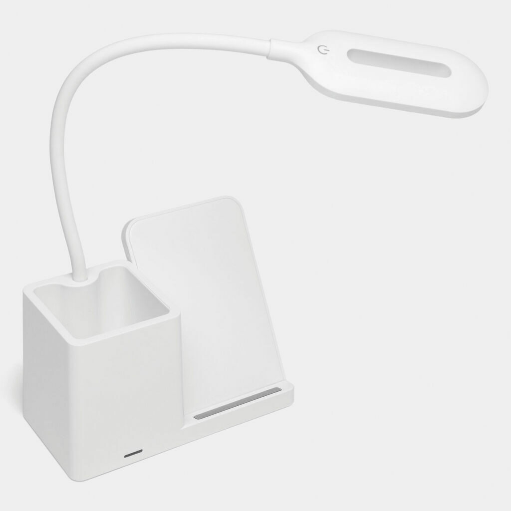 Настільна лампа із зарядною станцією LIGHT & CHARGE білий - 56-1107379- Фото №11 Настільна лампа із зарядною станцією LIGHT & CHARGE білий - 56-1107379- Фото №11