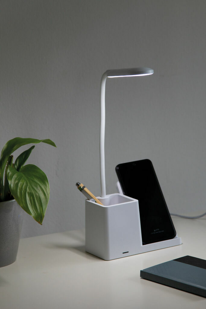 Настільна лампа із зарядною станцією LIGHT & CHARGE білий - 56-1107379- Фото №12 Настільна лампа із зарядною станцією LIGHT & CHARGE білий - 56-1107379- Фото №12