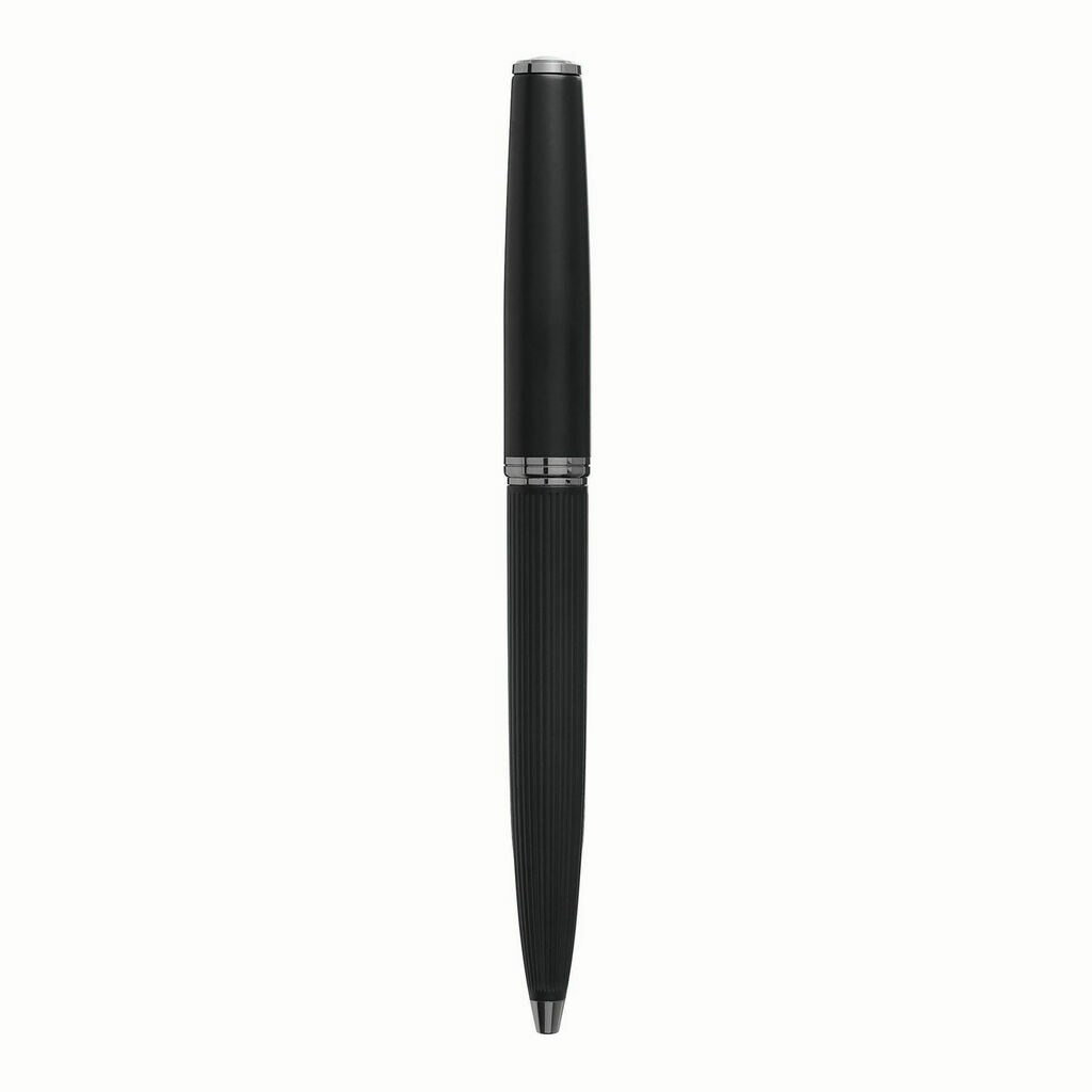 Металева кулькова ручка BLACK PEARL чорний - 58-8110004- Фото №4