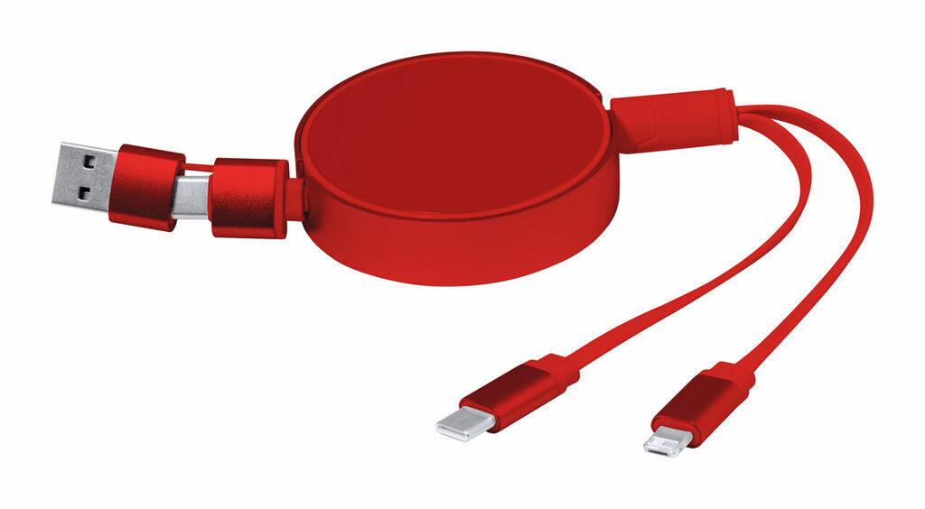 USB-кабель для зарядного пристрою Freud червоний - AP733944-05- Фото №4