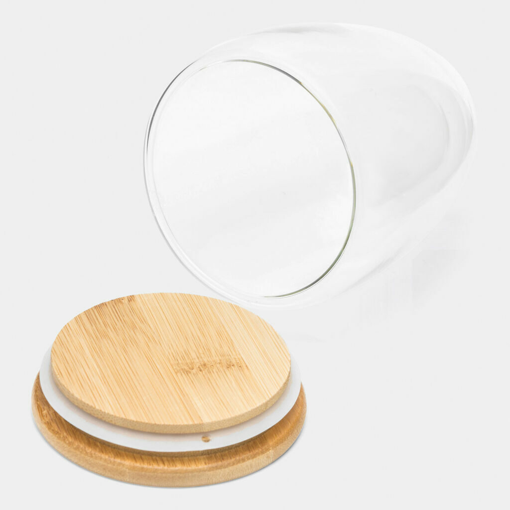Стакан двостінний BAMBOO ART M, місткість бл. 350 мл коричневий, прозорий - 56-0304451- Фото №7