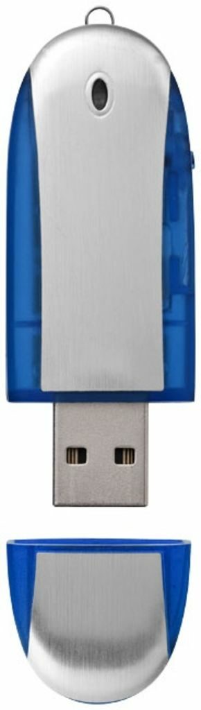 Флеш накопичувач 4 Gb синій, овальний - 170703-04-4- Фото №3 Флеш накопичувач 4 Gb синій, овальний - 170703-04-4- Фото №3