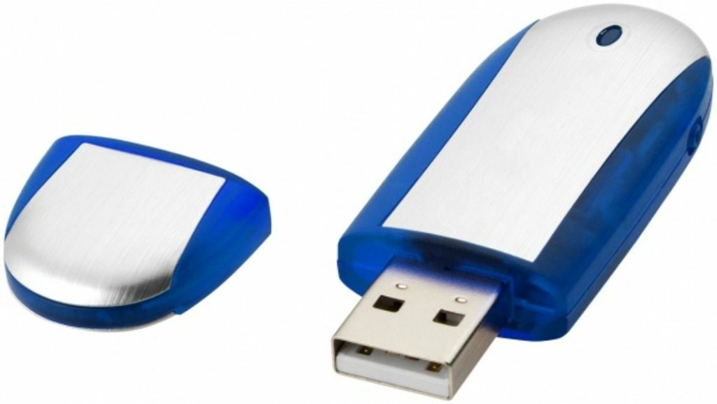 Флеш накопичувач 4 Gb синій, овальний - 170703-04-4- Фото №4 Флеш накопичувач 4 Gb синій, овальний - 170703-04-4- Фото №4