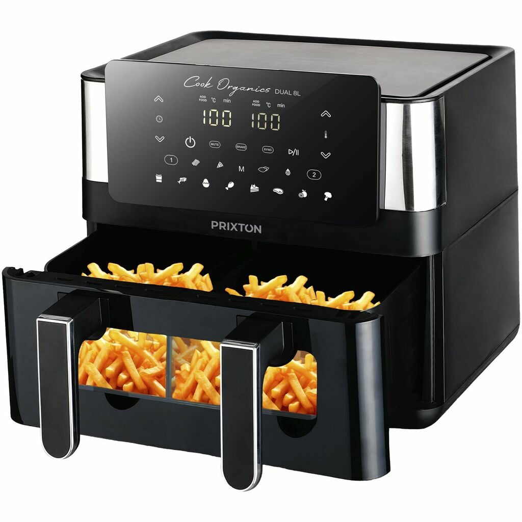 Prixton Cook Organics аерогриль 8 л чорний - 1PA18490- Фото №2