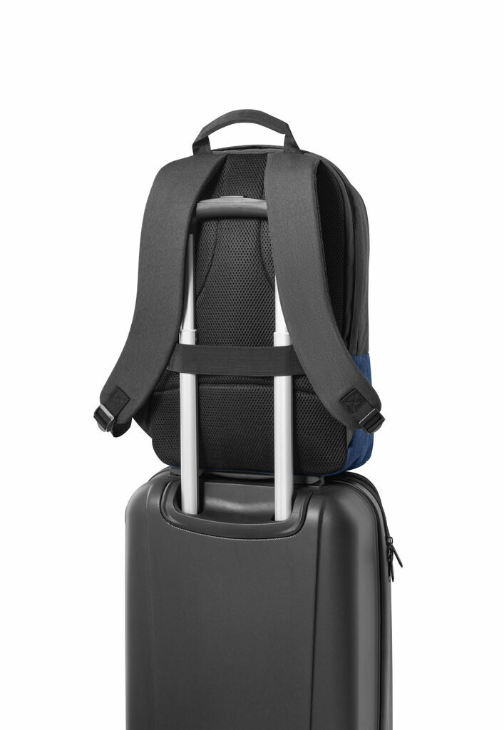 GENOA BPACK Рюкзак с защитой от кражи из переработанного полиэстера высокой плотности 600D синий - 92190-104- Фото №4 GENOA BPACK Рюкзак с защитой от кражи из переработанного полиэстера высокой плотности 600D синий - 92190-104- Фото №4