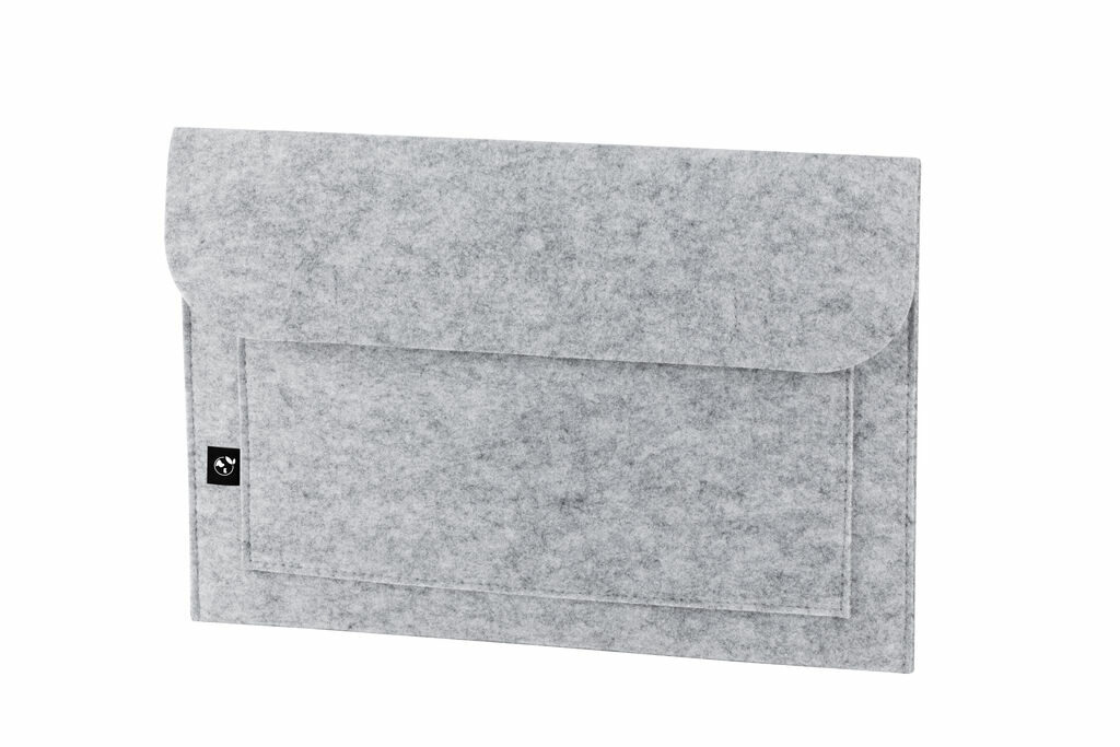 FELPY SLEEVE Сумка для ноутбука з переробленої повсті (100% rPET) світло-сірий - 92383-123- Фото №1