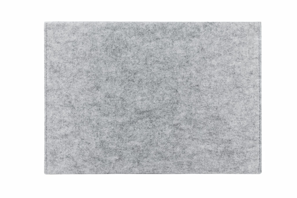 FELPY SLEEVE Сумка для ноутбука з переробленої повсті (100% rPET) світло-сірий - 92383-123- Фото №3