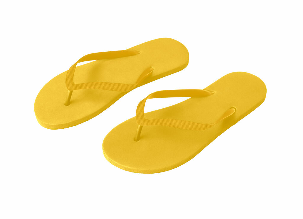 MAUPITI L / XL Удобные тапочки с подошвой из PE и ремешками из PVC желтый - 95085-108- Фото №2