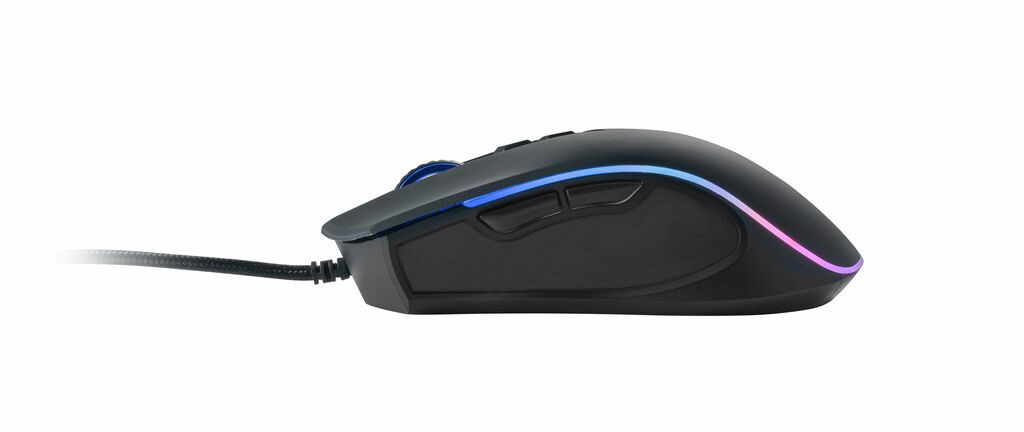 THORNE MOUSE RGB Ігрова миша з кабелем 1,5 м і світлодіодним підсвічуванням ABS RGB чорний - 97133-103- Фото №2 THORNE MOUSE RGB Ігрова миша з кабелем 1,5 м і світлодіодним підсвічуванням ABS RGB чорний - 97133-103- Фото №2