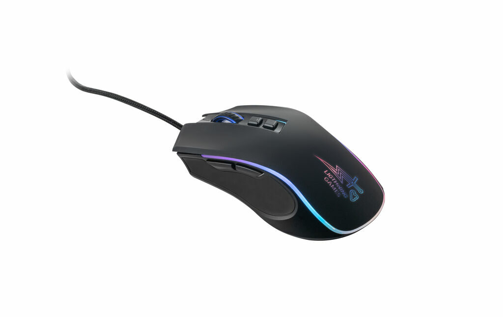 THORNE MOUSE RGB Ігрова миша з кабелем 1,5 м і світлодіодним підсвічуванням ABS RGB чорний - 97133-103- Фото №4 THORNE MOUSE RGB Ігрова миша з кабелем 1,5 м і світлодіодним підсвічуванням ABS RGB чорний - 97133-103- Фото №4