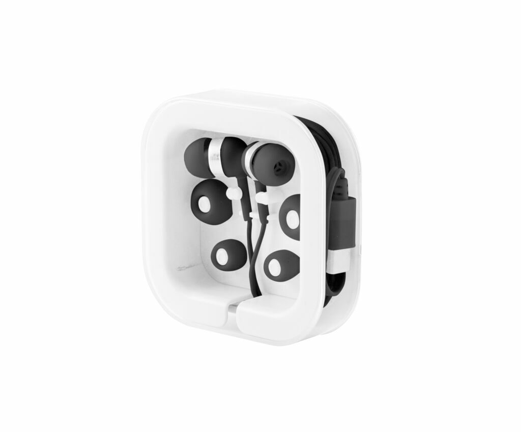PRESLEY Навушники з кабелем USB-C довжиною 1,2 метра та вбудованим мікрофоном ABS чорний - 97139-103- Фото №2