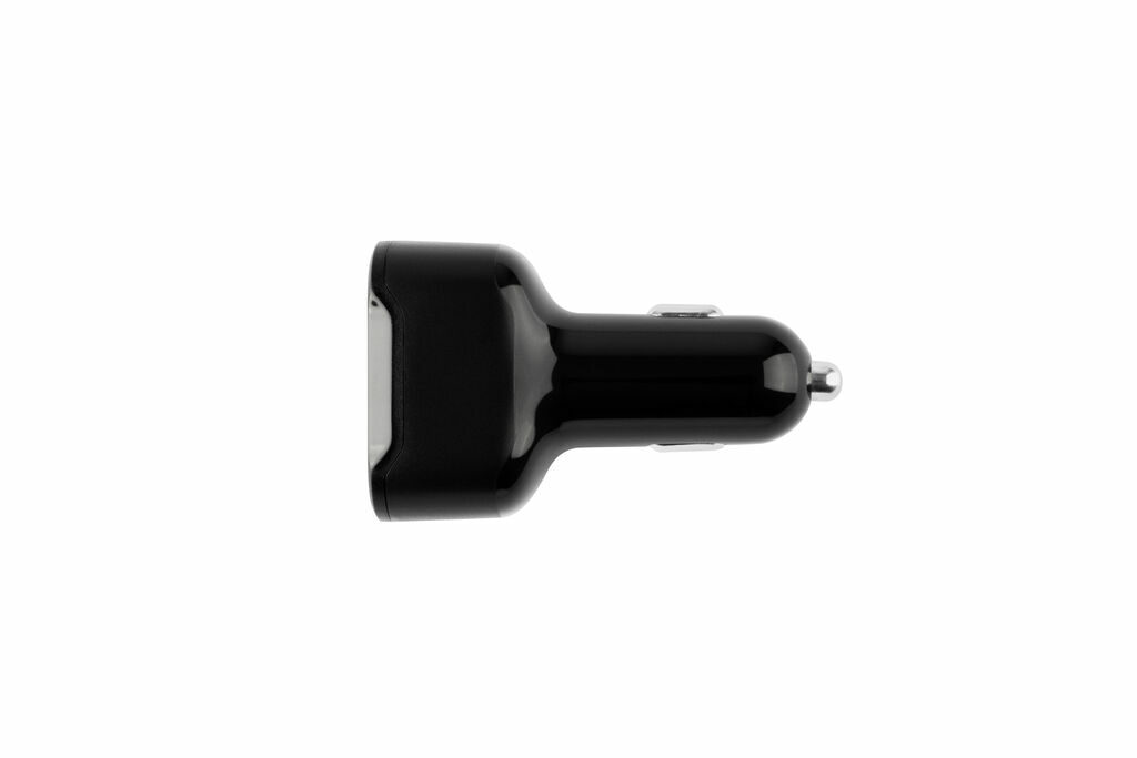 DIRAC Адаптер прикурювача з портом USB-A 18 Вт та USB-C 20 Вт із 100% rABS чорний - 97189-103- Фото №1