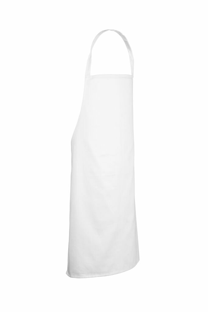 CUMIN. Фартух із бавовняної саржі (180 г/м²) білий - 99157-106- Фото №2