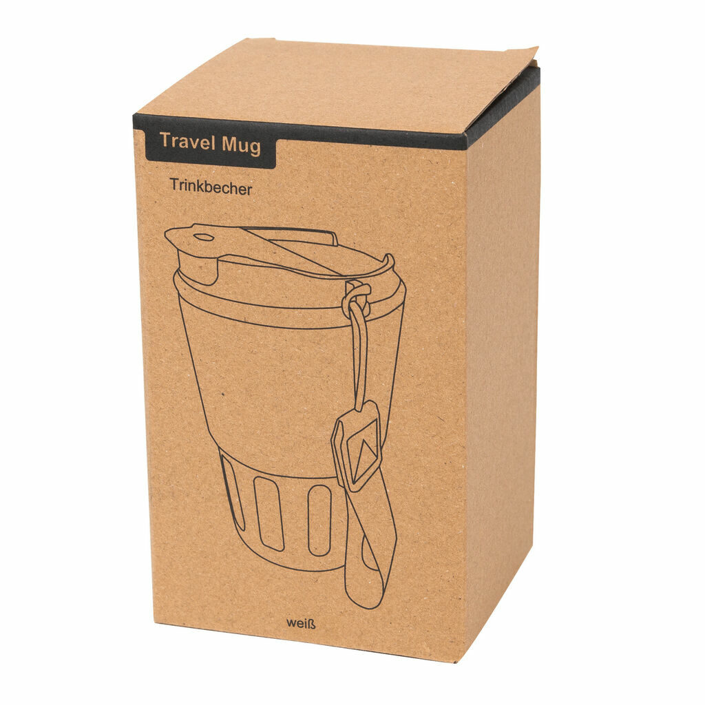 Термокружка TRAVEL MUG білий - 56-0304558- Фото №10