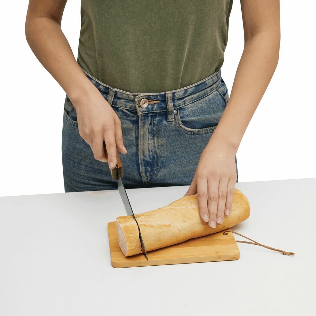 Обробна дошка BAMBOO SHAPE коричневий - 56-0307057- Фото №3