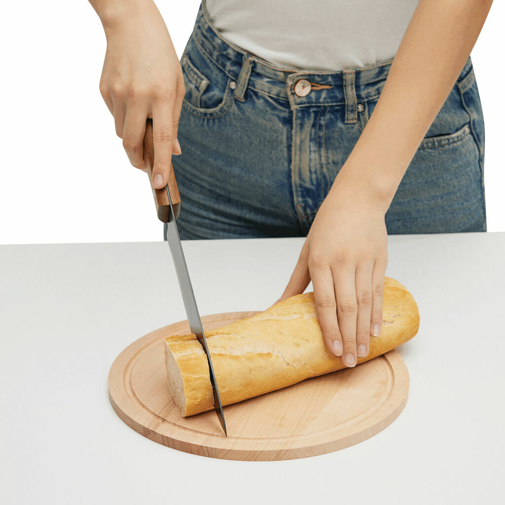 Обробна дошка WOODEN CIRCLE коричневий - 56-0308309- Фото №4
