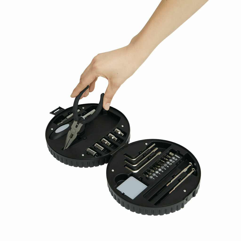 Набор инструментов COMPACTY серебряный, чёрный - 56-0381049- Фото №6